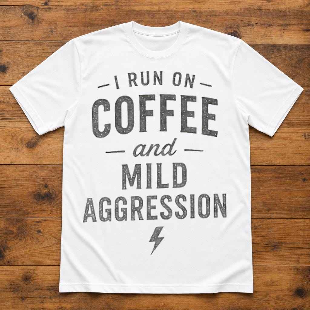 Coffee Lover Shirt, Sarcastic Office Humor Graphic Tee