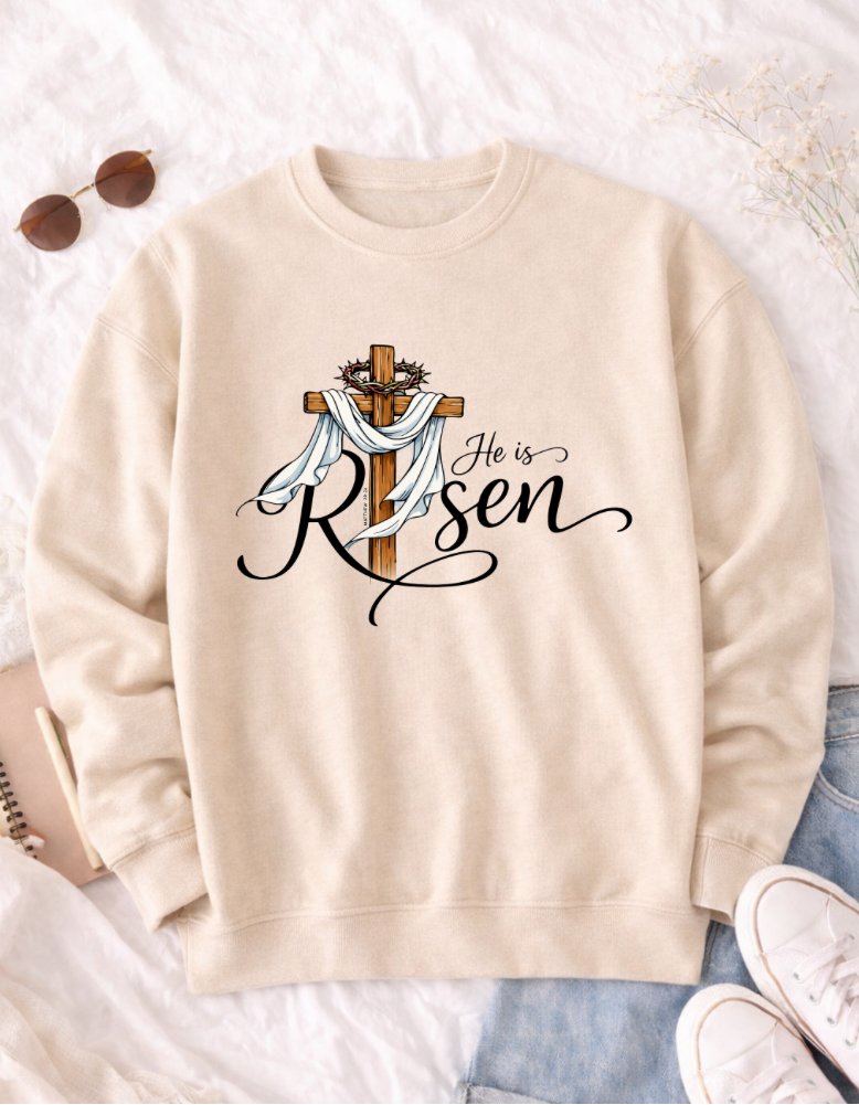 He is Risen Easter T-Shirt - Celebrate the Joy of Resurrection