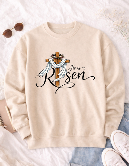 He is Risen Easter T-Shirt - Celebrate the Joy of Resurrection