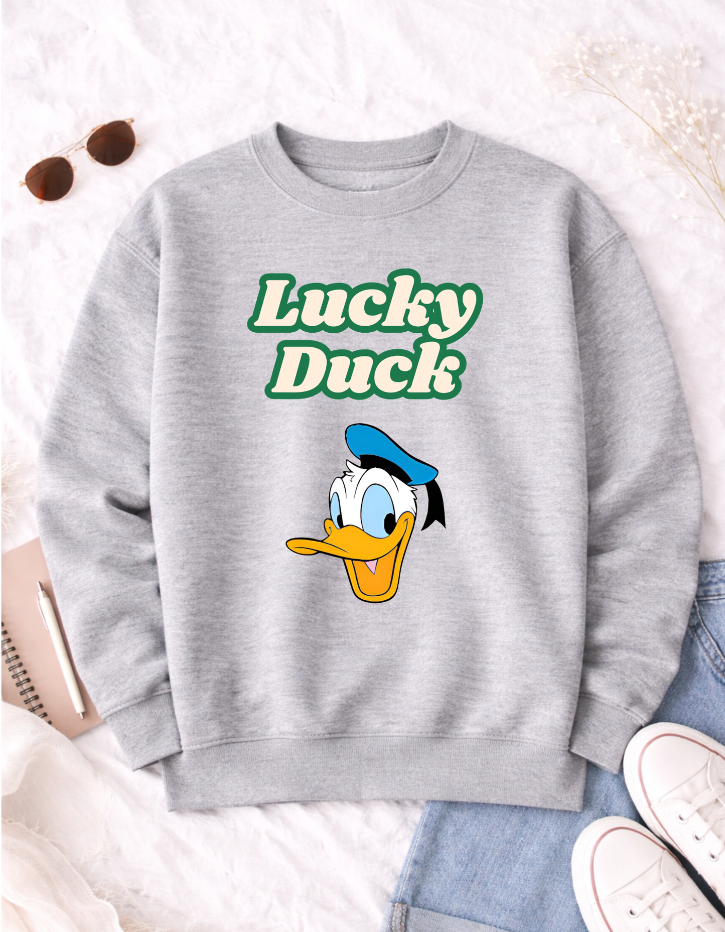 Lucky Duck St. Patrick's Day T-Shirt - Celebrate in Style with Festive Fashion