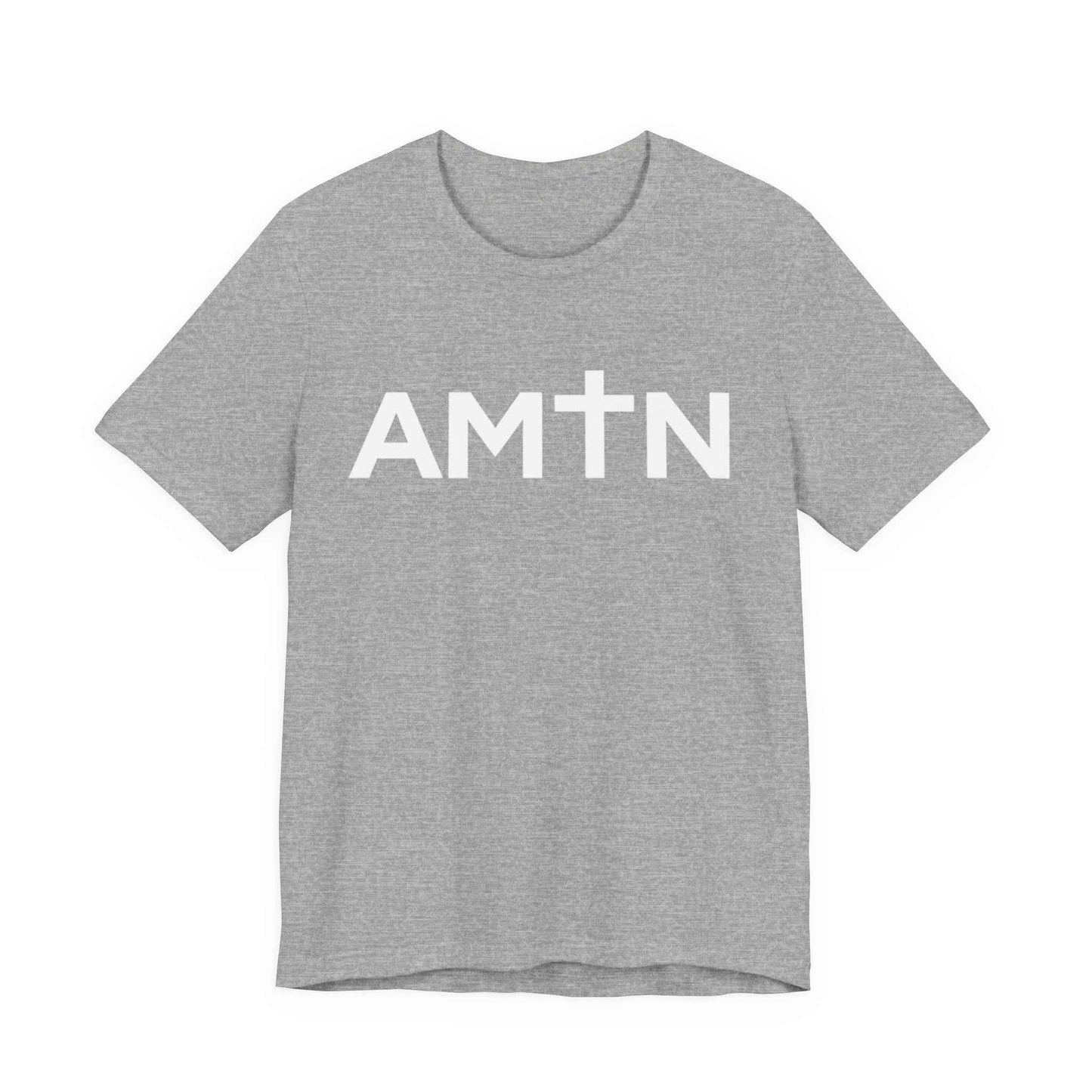 Amen Cross T-Shirt | Inspiring Christian Faith Tee with Cross Lettering