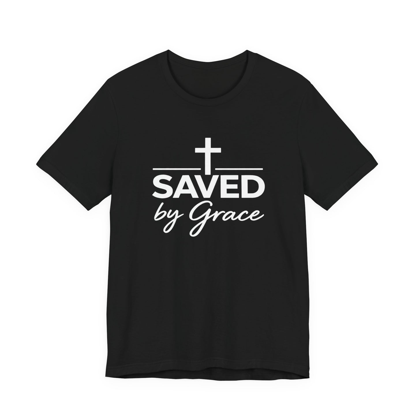Saved by Grace T-Shirt - Inspirational Christian Faith Apparel for Daily Inspiration