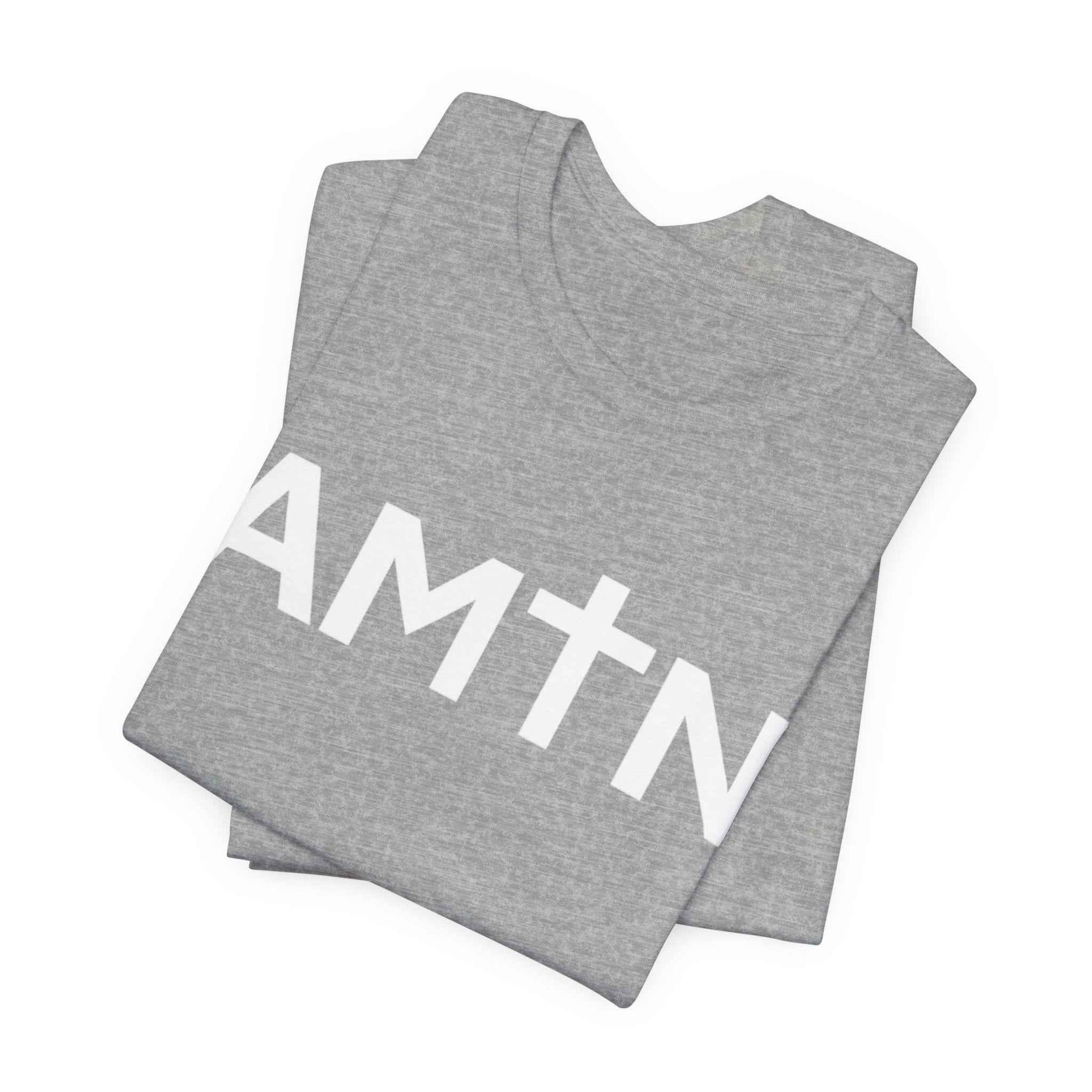 Amen Cross T-Shirt | Inspiring Christian Faith Tee with Cross Lettering