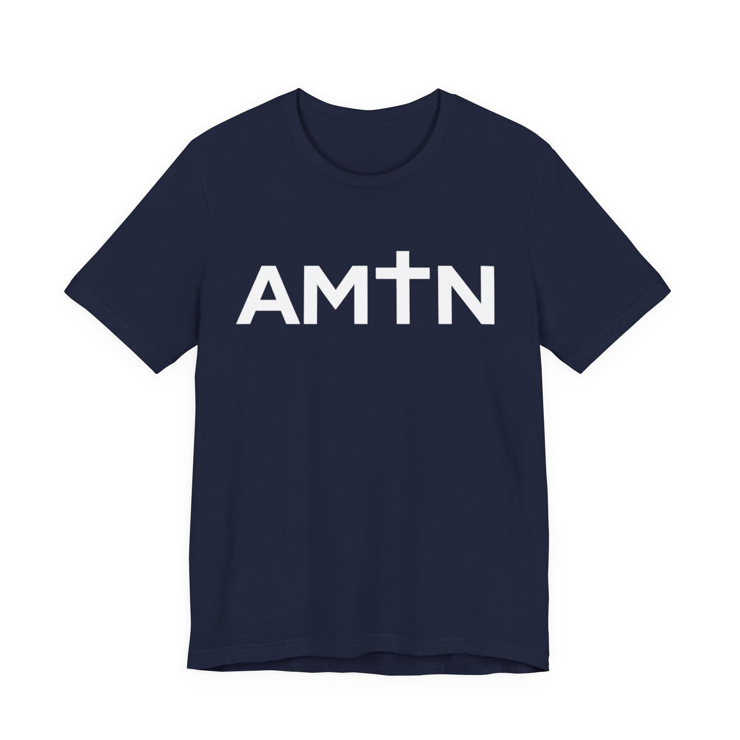 Amen Cross T-Shirt | Inspiring Christian Faith Tee with Cross Lettering