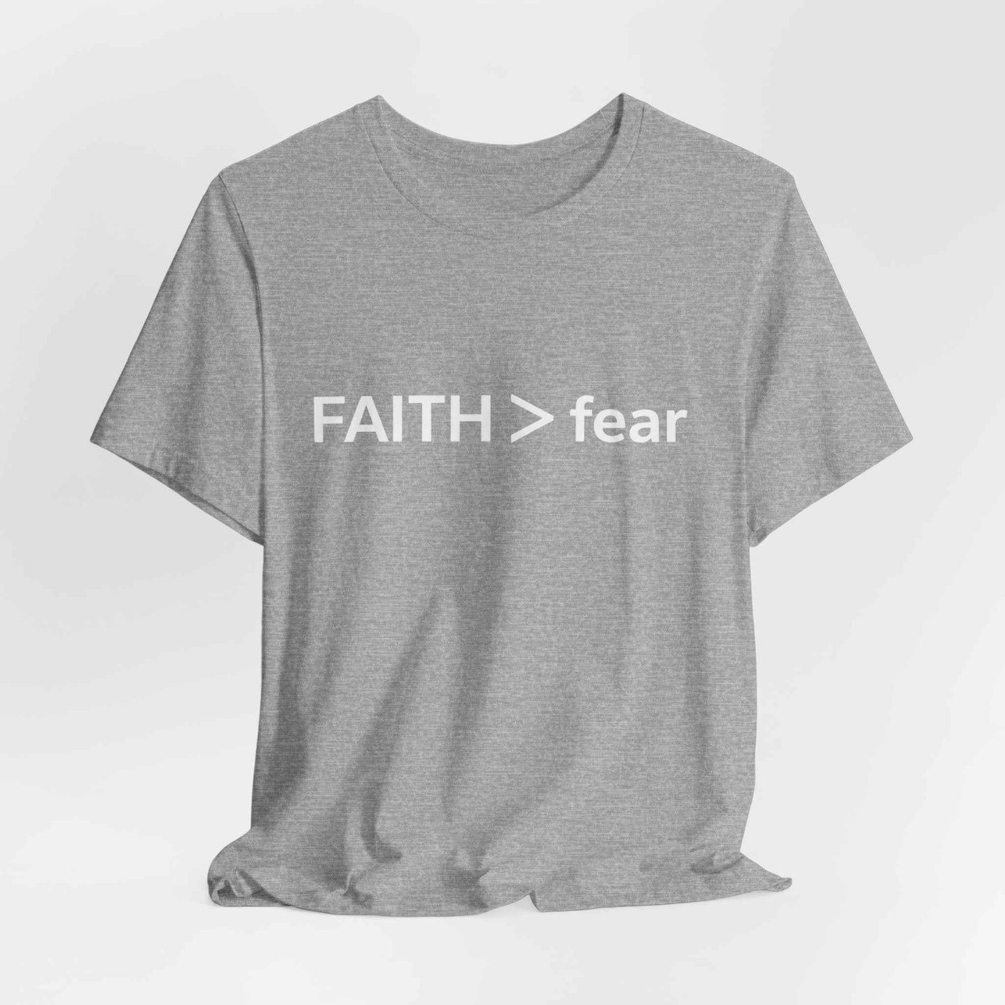 Faith over Fear Tee - Embrace Beliefs with Confidence and Style