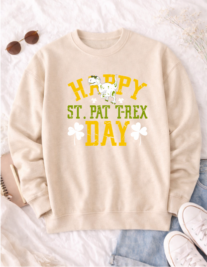 St Patrick's Day T-Rex Shirt - Fun & Unique T-Shirt for Celebrating St. Patrick's Day