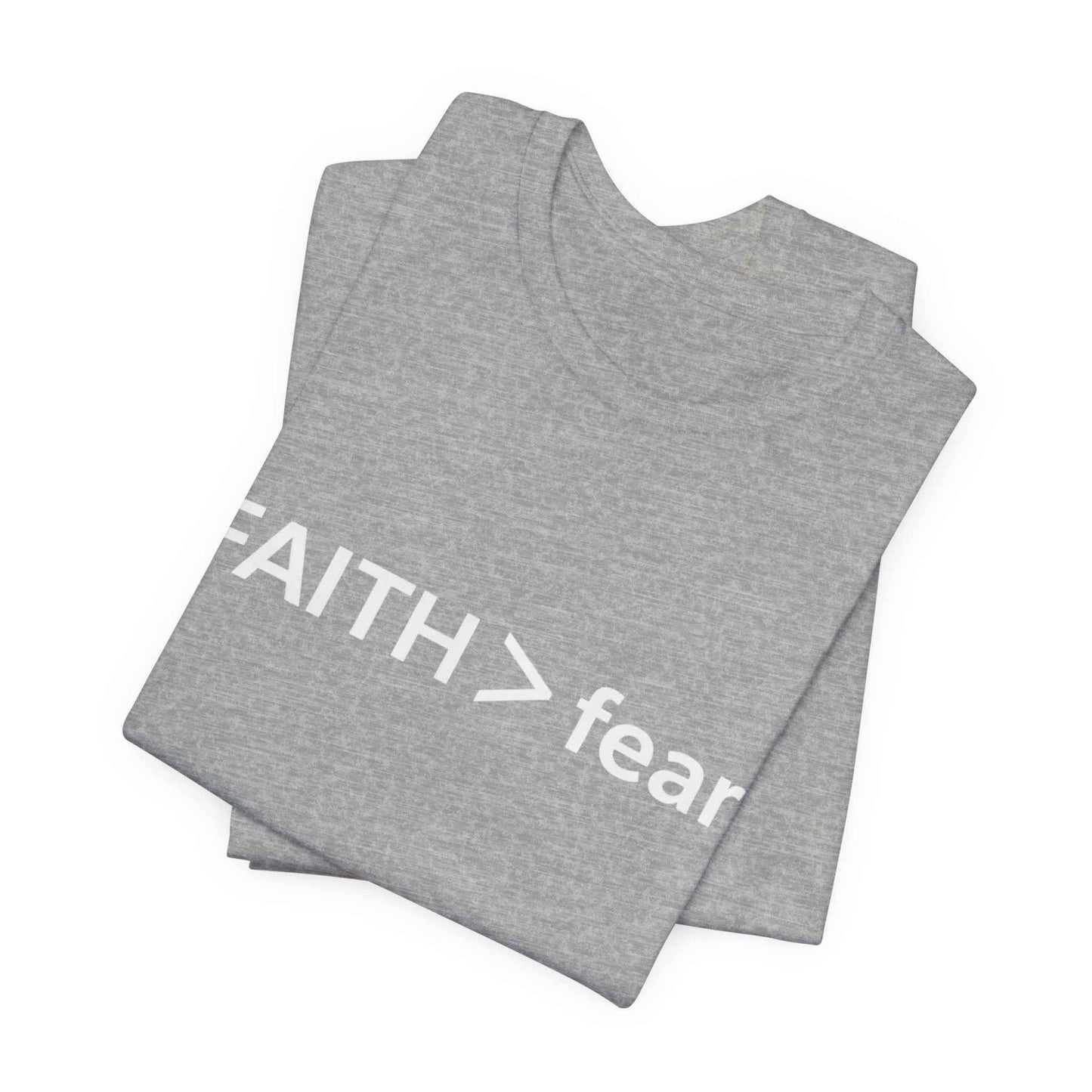 Faith over Fear Tee - Embrace Beliefs with Confidence and Style