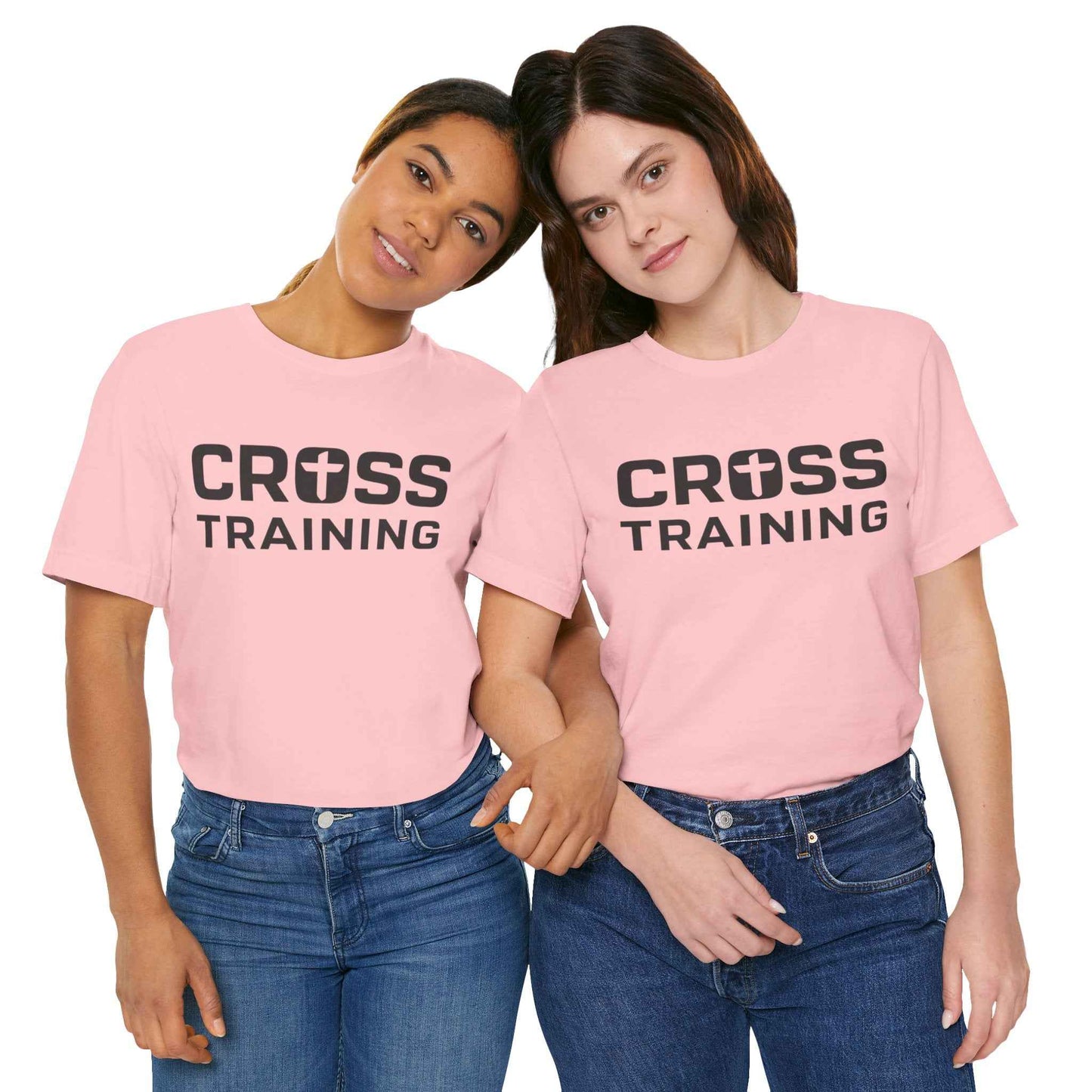 Cross Training Christian T-Shirt - Fitness Tee for Faith and Strength