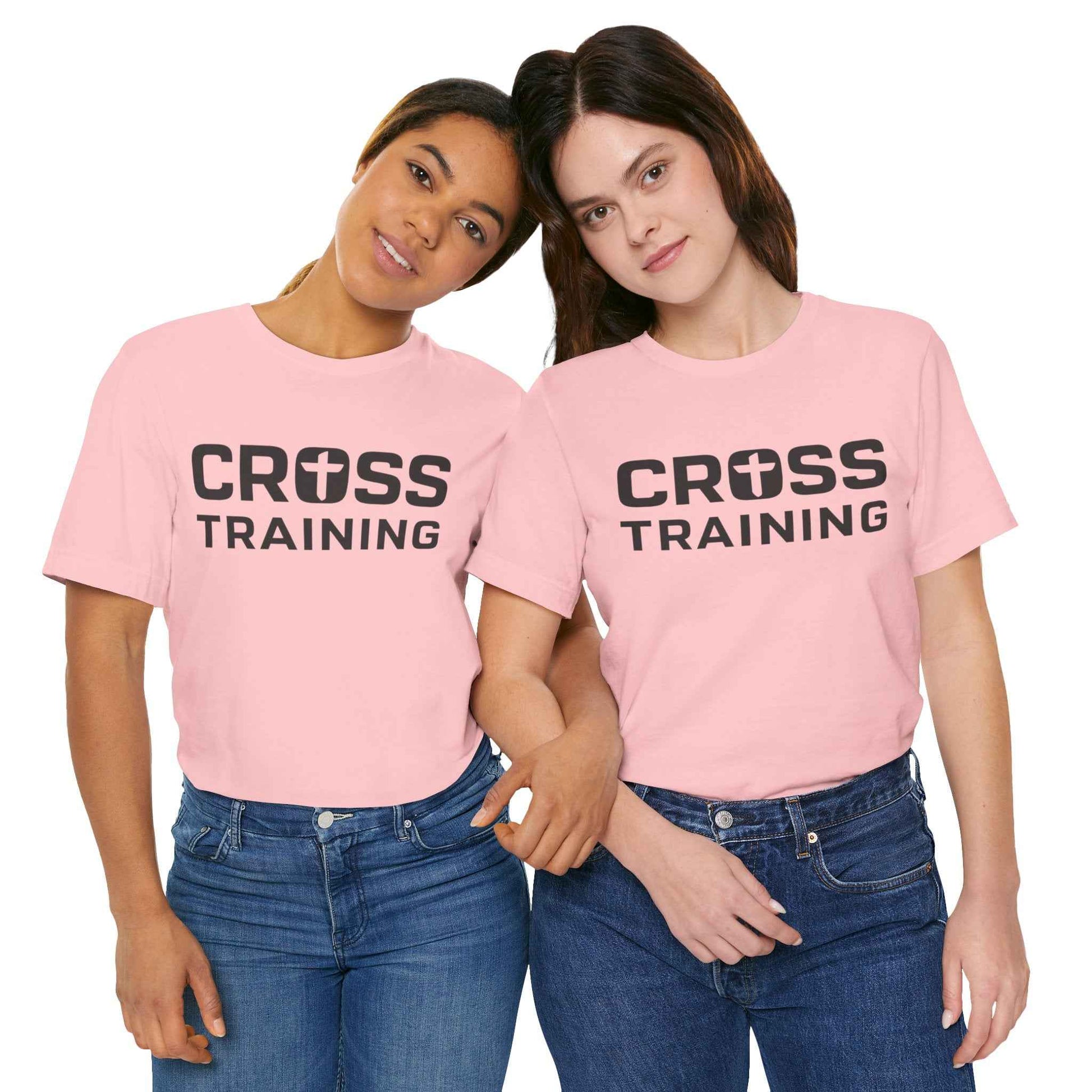 Cross Training Christian T-Shirt - Fitness Tee for Faith and Strength