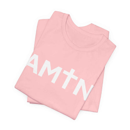 Amen Cross T-Shirt | Inspiring Christian Faith Tee with Cross Lettering