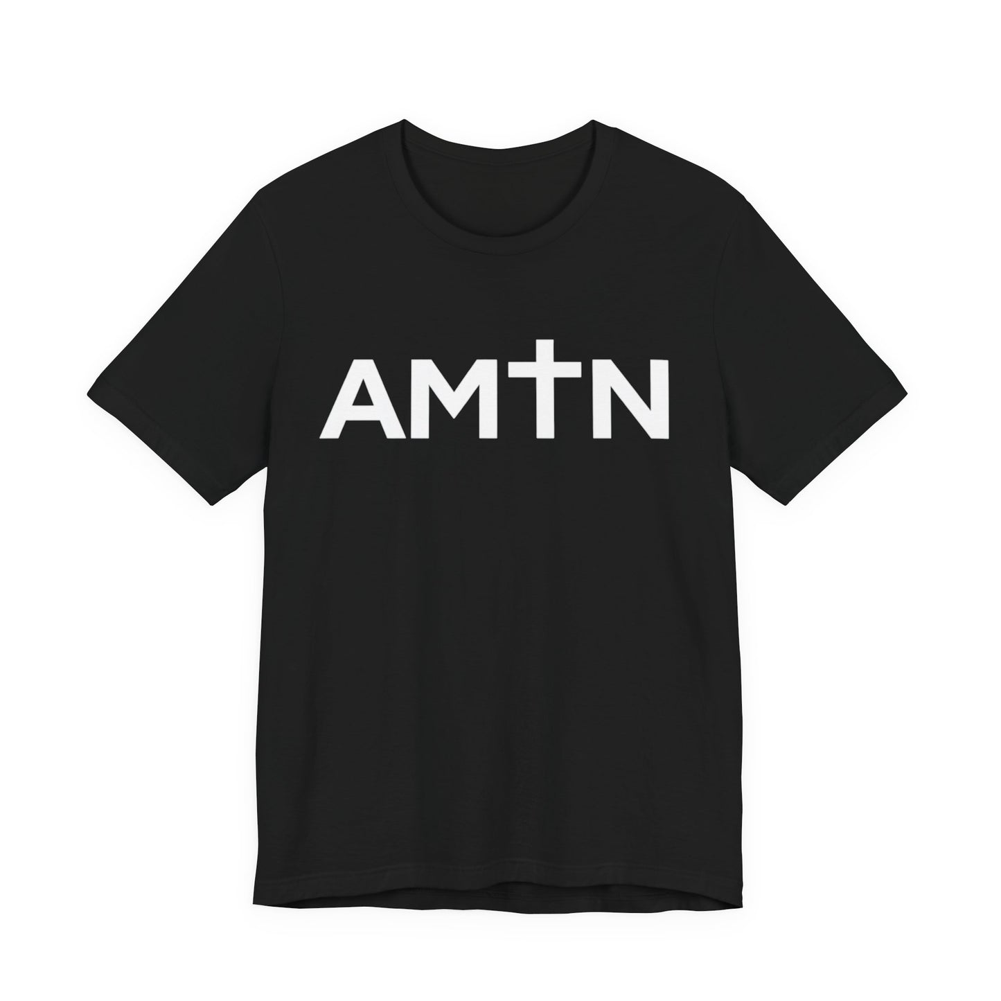 Amen Cross T-Shirt | Inspiring Christian Faith Tee with Cross Lettering