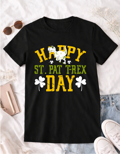 St Patrick's Day T-Rex Shirt - Fun & Unique T-Shirt for Celebrating St. Patrick's Day