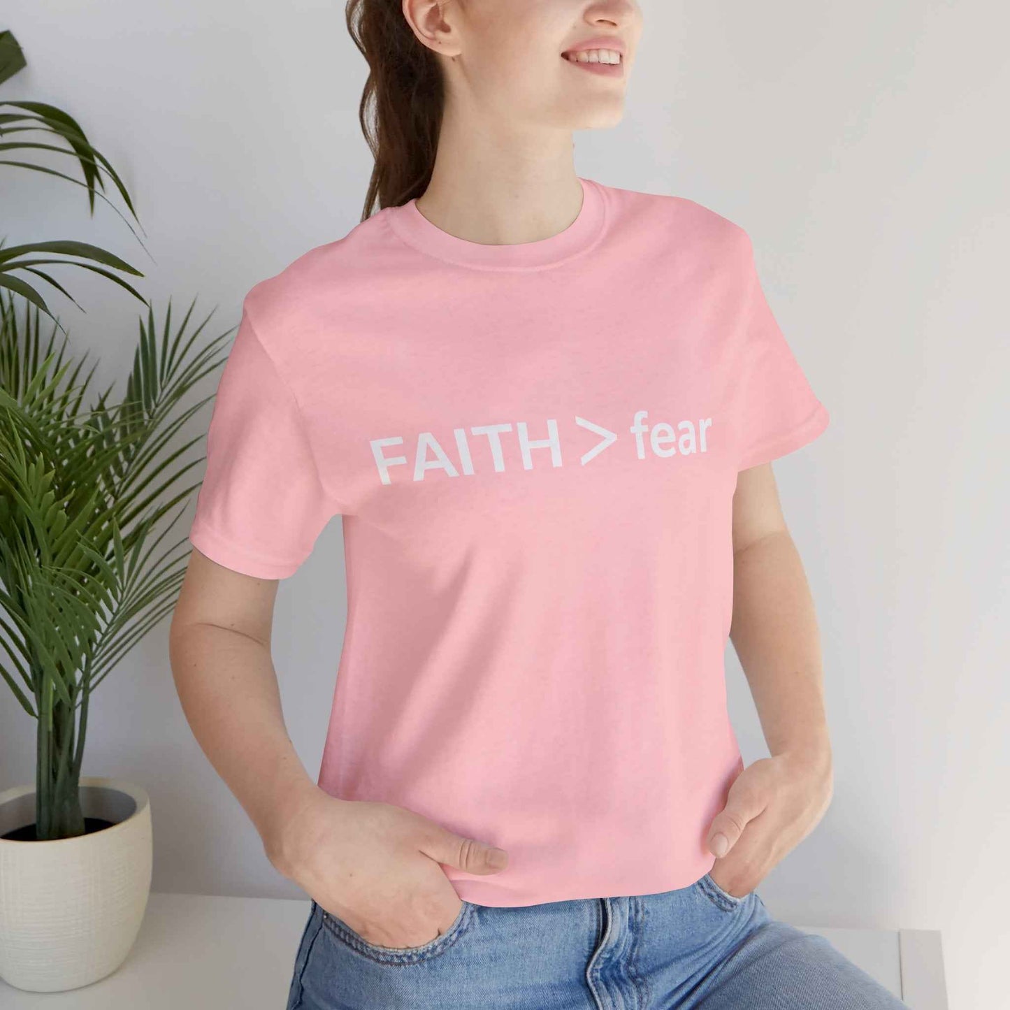 Faith over Fear Tee - Embrace Beliefs with Confidence and Style