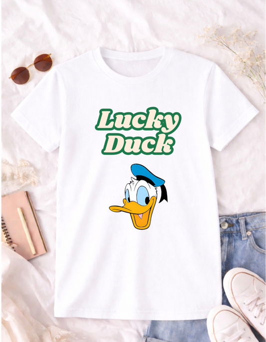 Lucky Duck St. Patrick's Day T-Shirt - Celebrate in Style with Festive Fashion