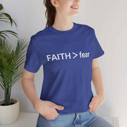 Faith over Fear Tee - Embrace Beliefs with Confidence and Style