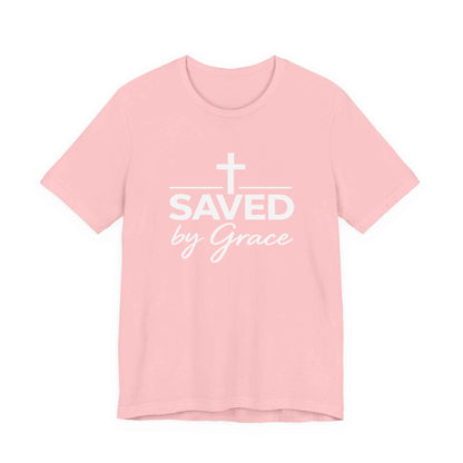 Saved by Grace T-Shirt - Inspirational Christian Faith Apparel for Daily Inspiration