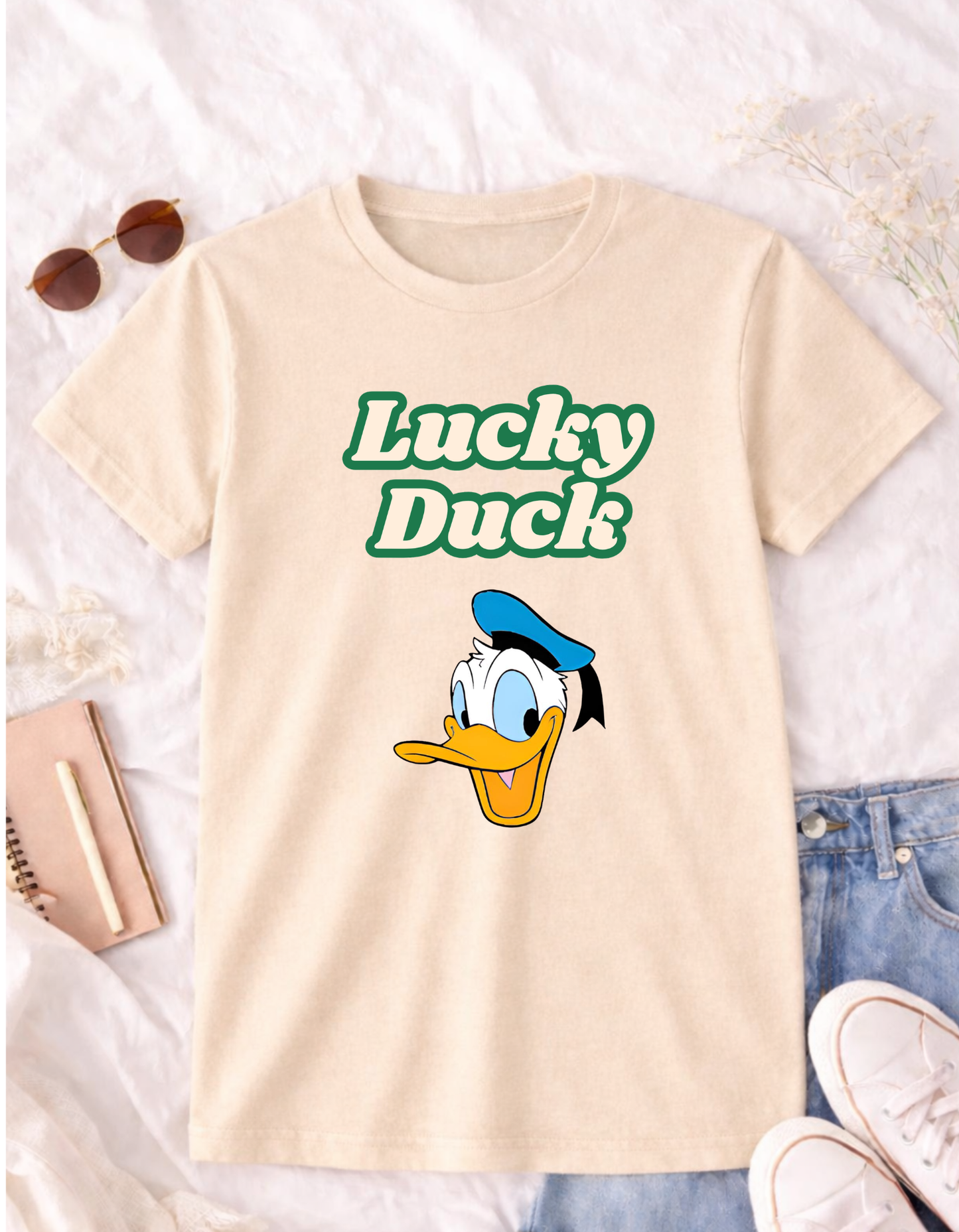 Lucky Duck St. Patrick's Day T-Shirt - Celebrate in Style with Festive Fashion