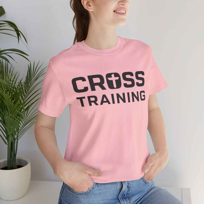 Cross Training Christian T-Shirt - Fitness Tee for Faith and Strength