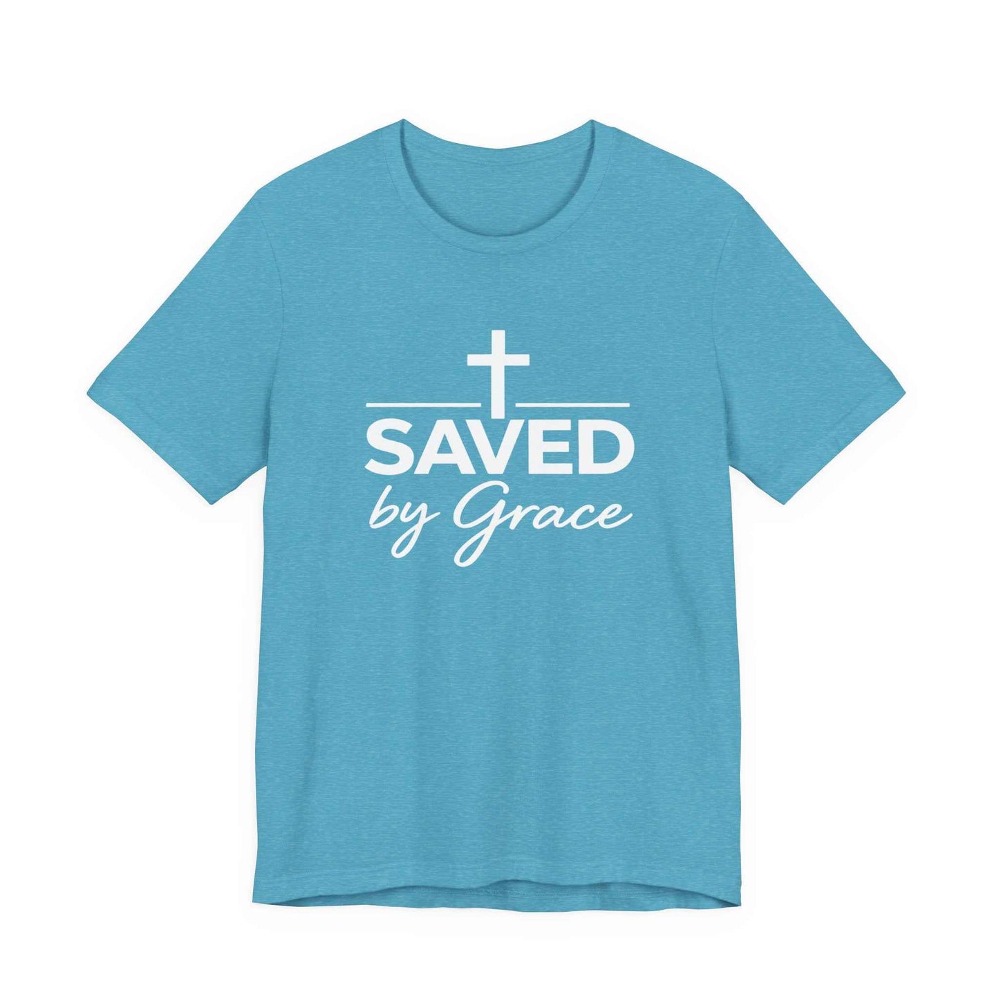 Saved by Grace T-Shirt - Inspirational Christian Faith Apparel for Daily Inspiration