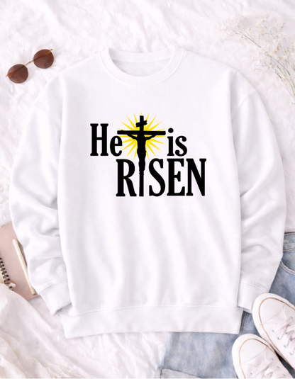 He is Risen Easter T-Shirt - Celebrate the Joy of the Resurrection