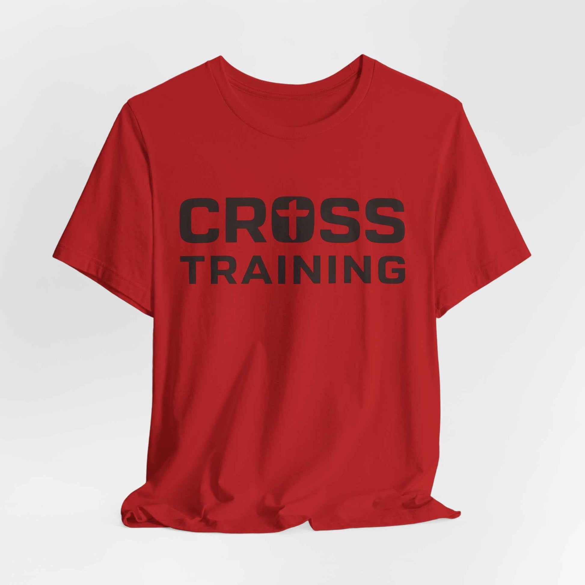 Cross Training Christian T-Shirt - Fitness Tee for Faith and Strength