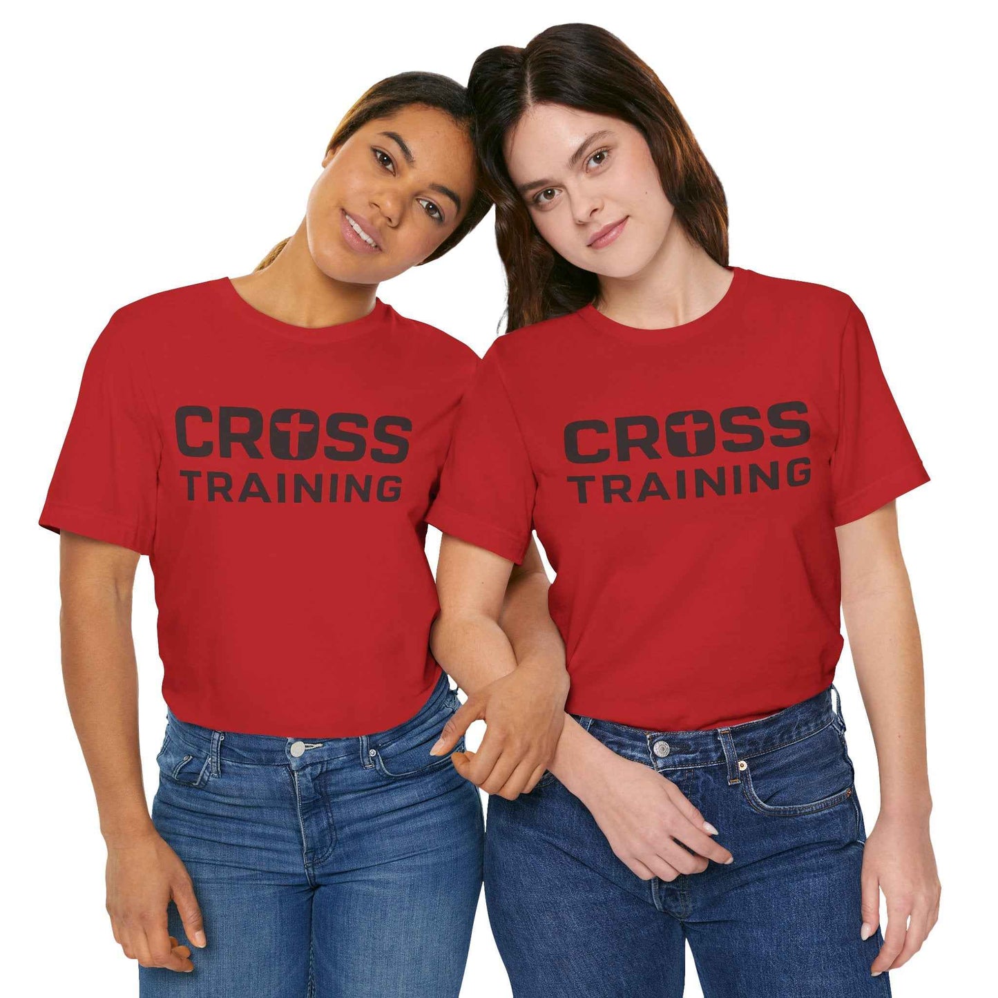 Cross Training Christian T-Shirt - Fitness Tee for Faith and Strength