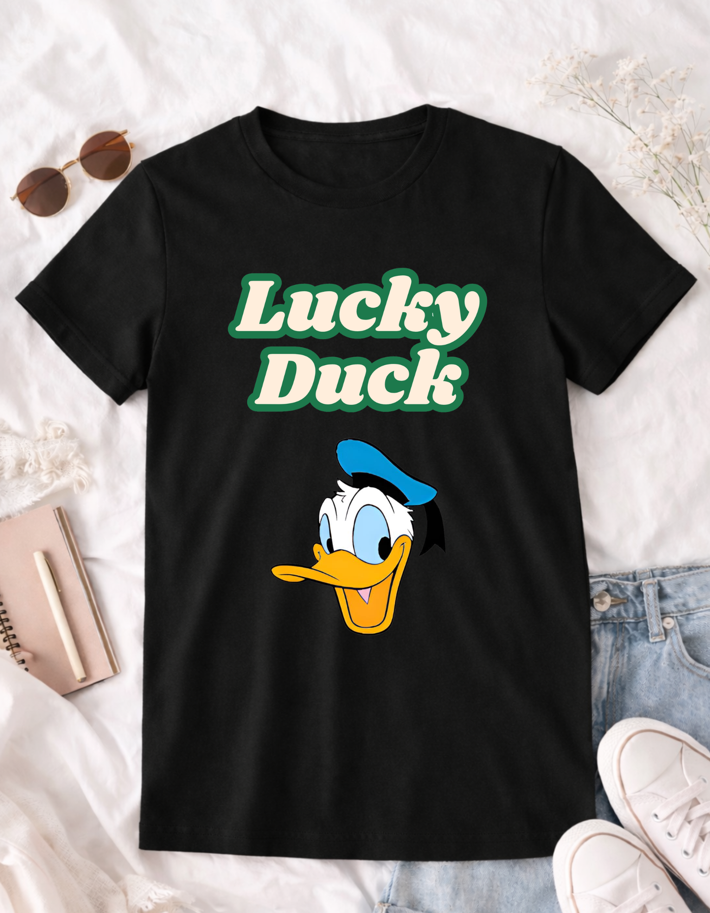 Lucky Duck St. Patrick's Day T-Shirt - Celebrate in Style with Festive Fashion