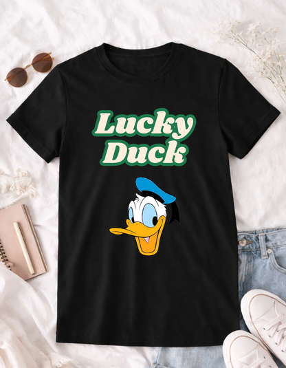 Lucky Duck St. Patrick's Day T-Shirt - Celebrate in Style with Festive Fashion