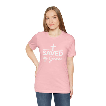 Saved by Grace T-Shirt - Inspirational Christian Faith Apparel for Daily Inspiration