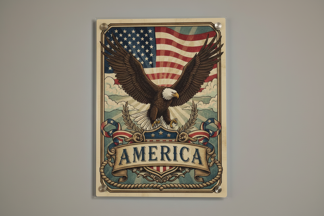 America Metal Print