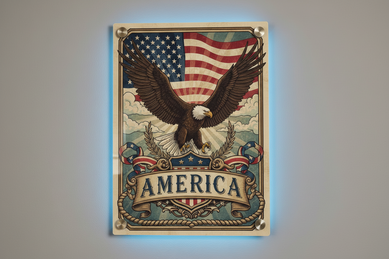 America Metal Print