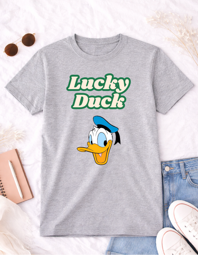 Lucky Duck St. Patrick's Day T-Shirt - Celebrate in Style with Festive Fashion