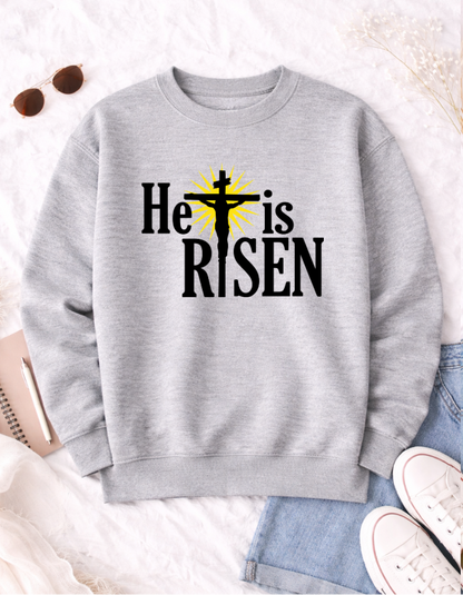 He is Risen Easter T-Shirt - Celebrate the Joy of the Resurrection
