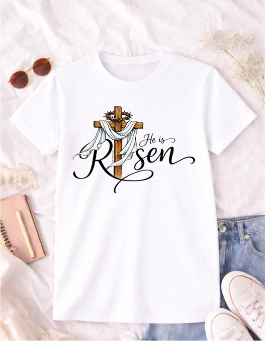 He is Risen Easter T-Shirt - Celebrate the Joy of Resurrection