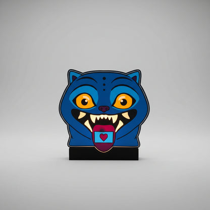 Derpy the Tiger Lightbox – KPop Demon Hunters Fan Art – 7” Display Lamp - MadJax Prints