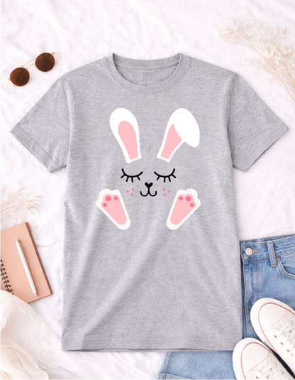 Bunny Feet Easter T-shirt - Cute Spring Apparel for Kids and Adults