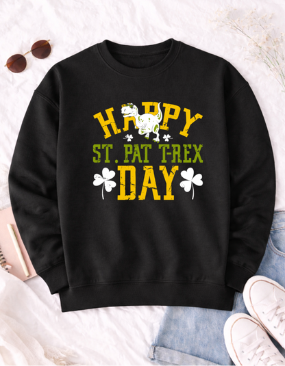St Patrick's Day T-Rex Shirt - Fun & Unique T-Shirt for Celebrating St. Patrick's Day