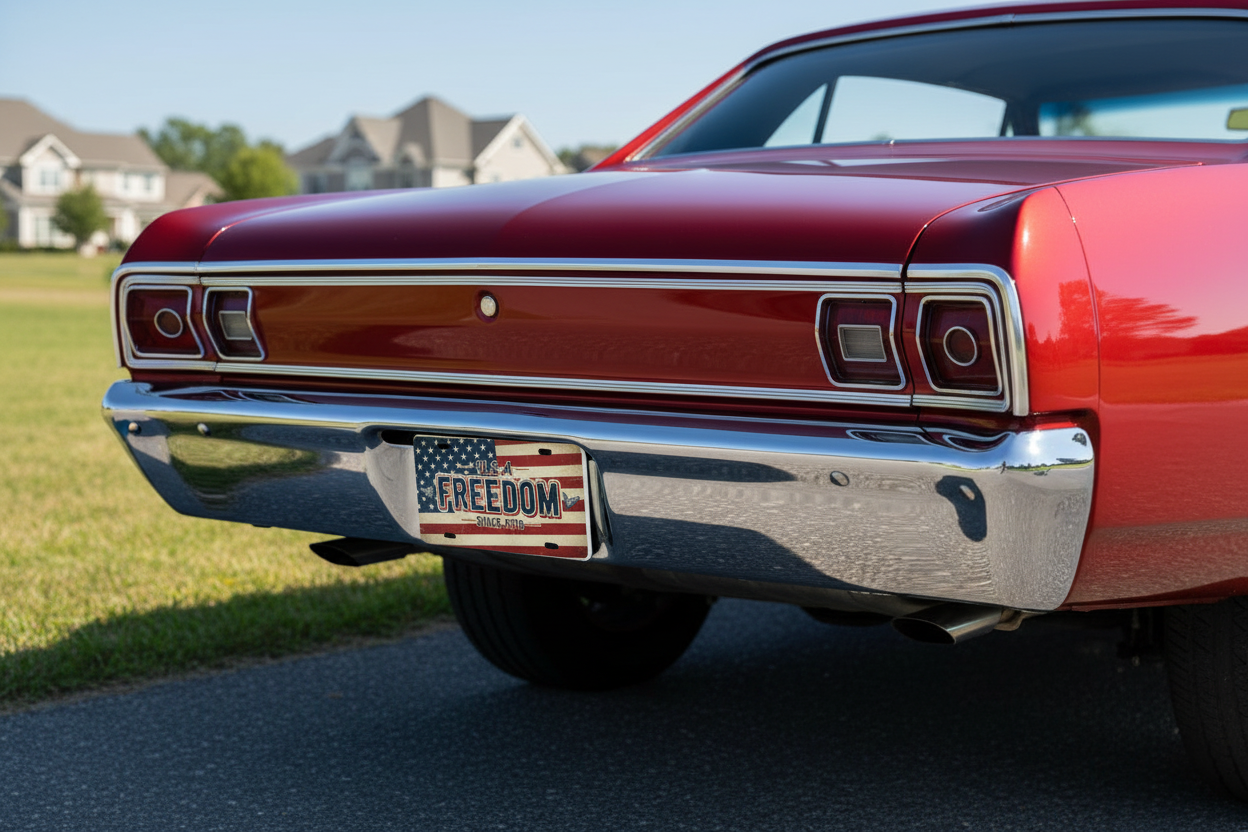 America Freedom License Plate