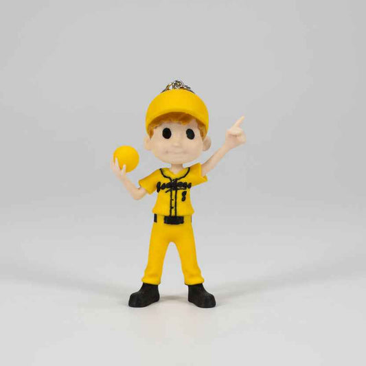 Jackson Olson Keychain – Savannah Bananas Inspired 3D Printed Buddy – Baseball Fan Gift - MadJax Prints