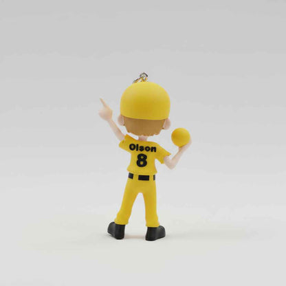 Jackson Olson Keychain – Savannah Bananas Inspired 3D Printed Buddy – Baseball Fan Gift - MadJax Prints