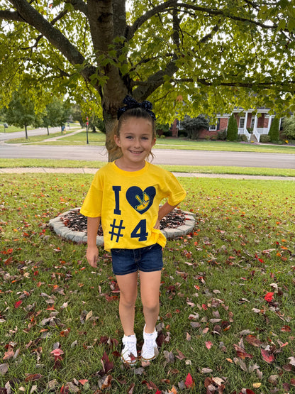 I Love KJ Jackson #4 Savannah Bananas T-Shirt – Kids & Adults - MadJax Prints
