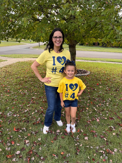 I Love KJ Jackson #4 Savannah Bananas T-Shirt – Kids & Adults - MadJax Prints