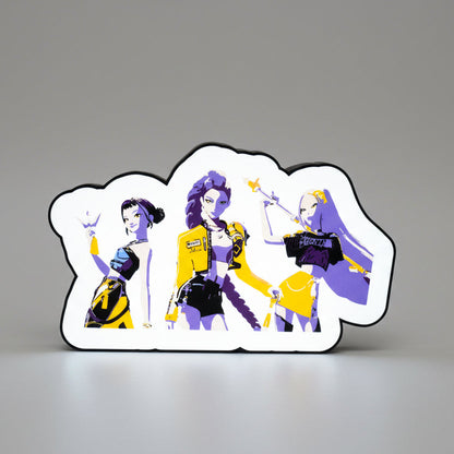KPop Demon Hunters 3D Printed Light Box with LED Lights - MadJax Prints