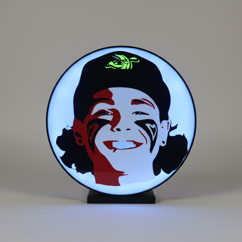 LED Savannah Bananas KJ Jackson Face 3D Printed Display Light with LED lights - MadJax Prints