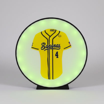 LED Savannah Bananas KJ Jackson Jersey 3D Printed LED Light Box with Remote - MadJax Prints