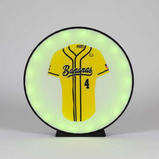 LED Savannah Bananas KJ Jackson Jersey 3D Printed LED Light Box with Remote - MadJax Prints