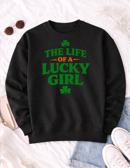 Life of a Lucky Girl Tshirt - MadJax Prints