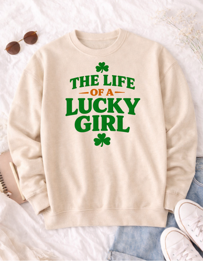 Life of a Lucky Girl Tshirt - MadJax Prints
