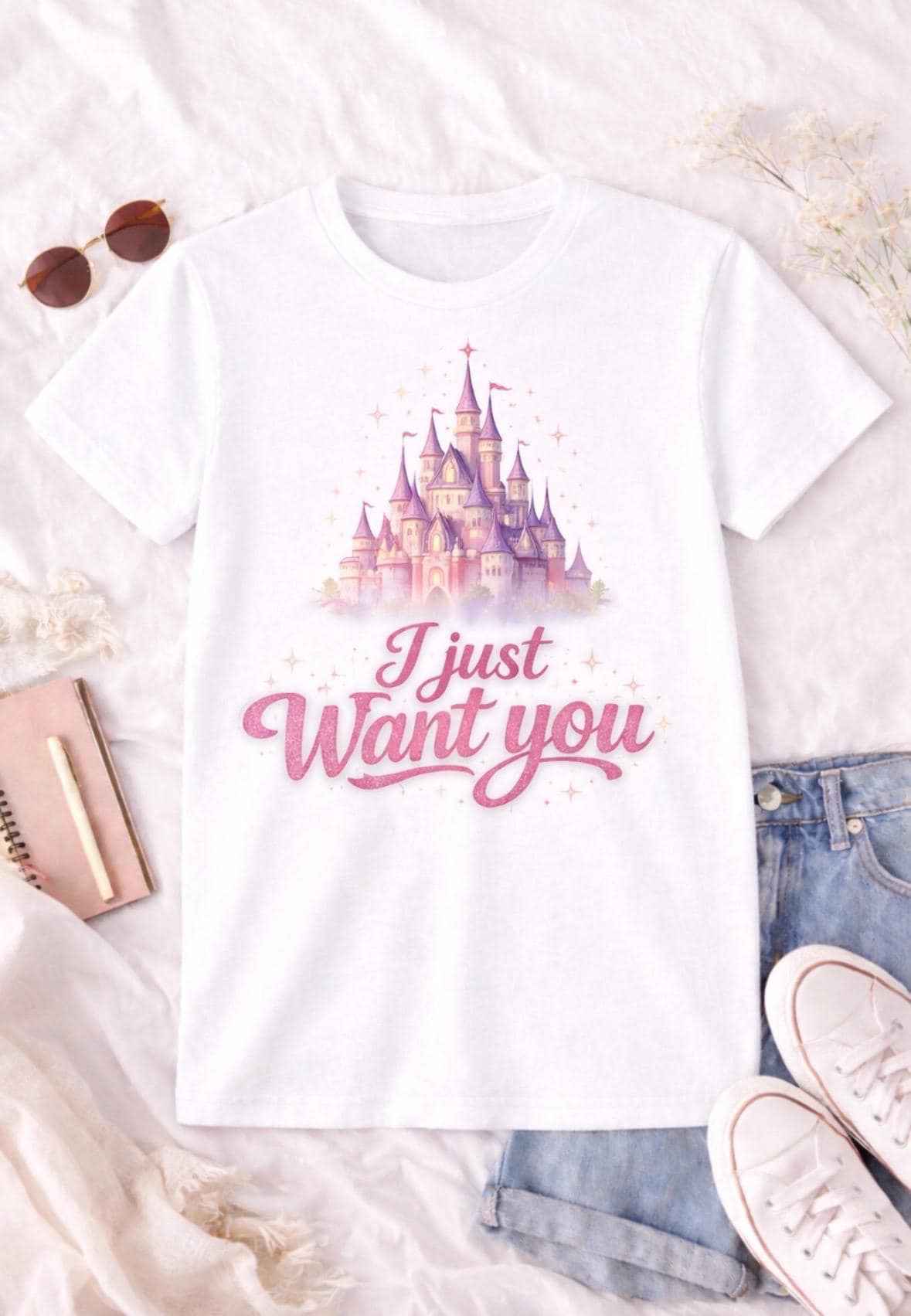 Magical Castle Fairytale Pop-Inspired Tee – “I Just Want You” - MadJax Prints