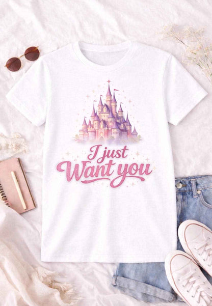 Magical Castle Fairytale Pop-Inspired Tee – “I Just Want You” - MadJax Prints